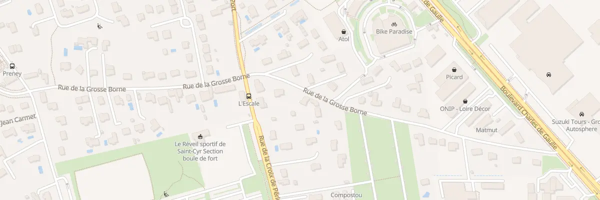 Plan du 43 Rue de la Grosse Borne à Saint-Cyr-sur-Loire
