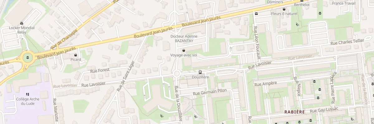 Plan du 26 Rue Paul Sabatier à Joué-lès-Tours