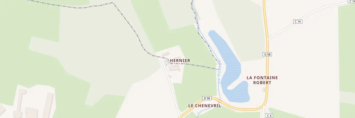 Plan du 5086 Le Petit Hernier à Cogners