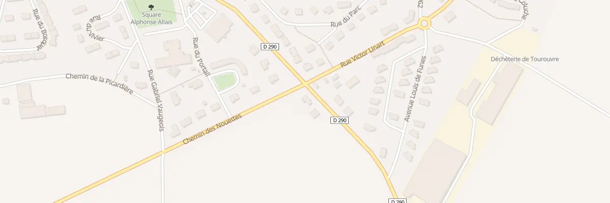 Plan du 25 Rue des Frères Juchereau à Tourouvre au Perche