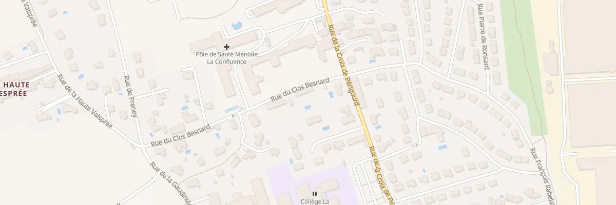 Plan du 7 Rue du Clos besnard à Saint-Cyr-sur-Loire