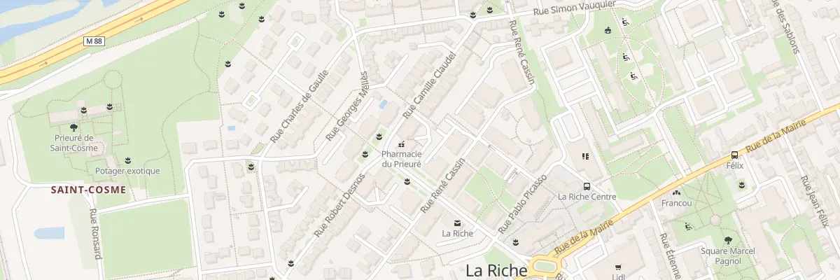 Plan du 3 Pl de l’Europe à La Riche