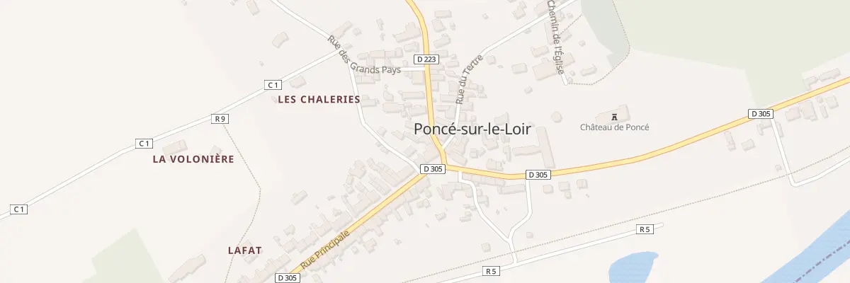 Plan du 2 Rue du Gravier à Loir en Vallée