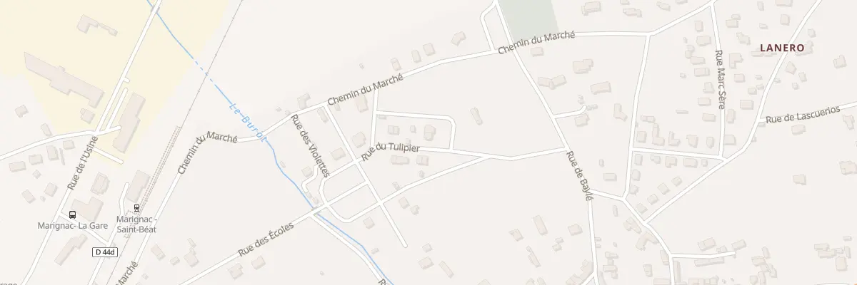 Plan du 1 Rue du Tulipier à Marignac