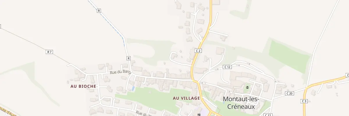 Plan du 5008A Au Village à Montaut-les-Créneaux