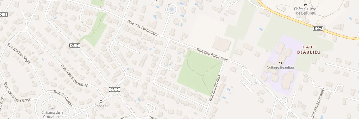 Plan du 25 Rue des Oliviers à Joué-lès-Tours