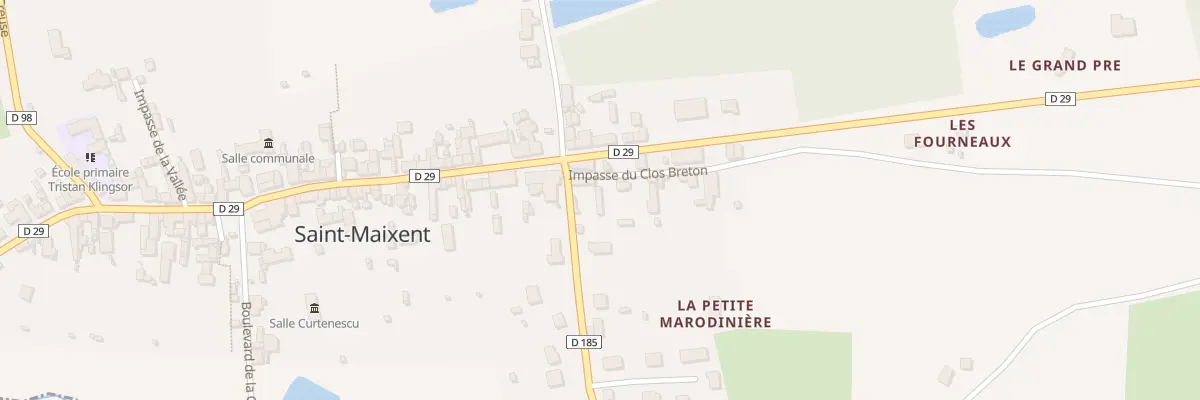 Plan du 1 Imp du Clos Breton à Saint-Maixent