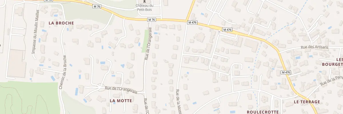 Plan du 8 Rue de la Motte à Mettray