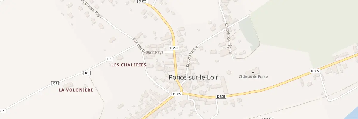 Plan du 3 Rue du Gravier à Loir en Vallée