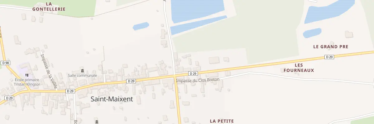 Plan du 38 Rue de la Chapelle à Saint-Maixent
