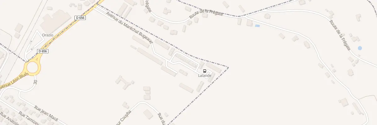Plan du 15 Av du Marechal Bugeaud à Agen