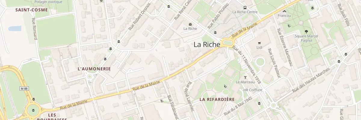Plan du 117 Rue de la Mairie à La Riche