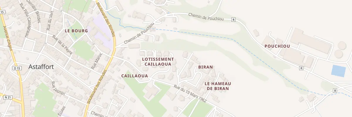Plan du 4 Rue du Souvenir Français à Astaffort