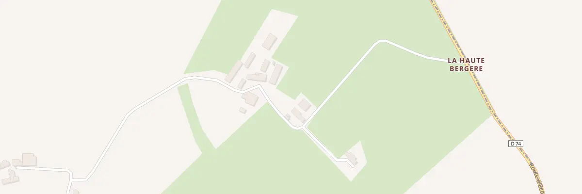 Plan du 5058 La Haute Bergere à Écorpain
