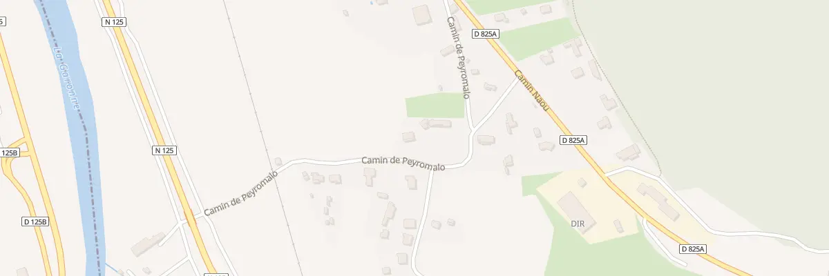 Plan du 12 Cami de Peyromalo à Chaum