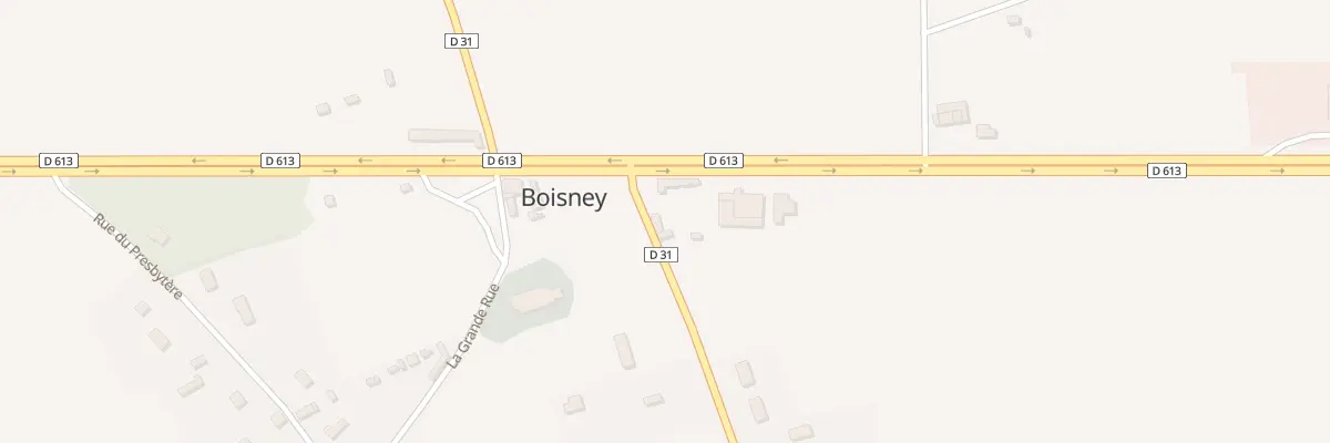Plan du 1 Rte Nationale 13 à Boisney
