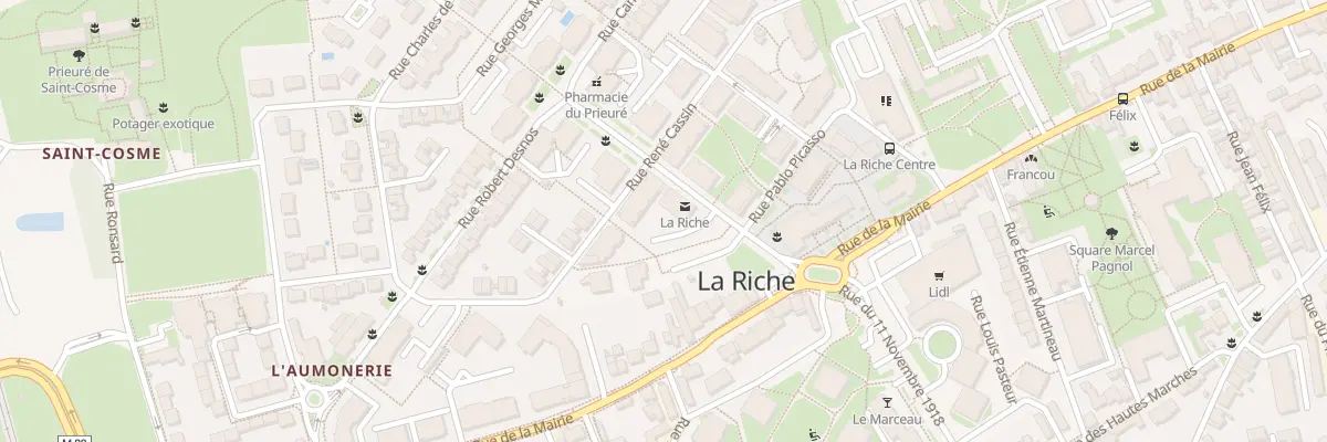 Plan du 7 Rue René Cassin à La Riche