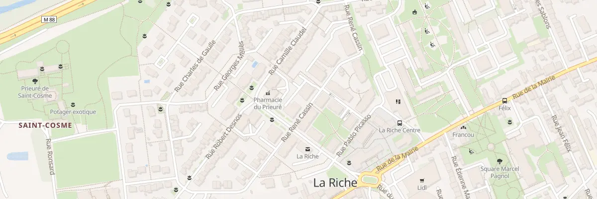 Plan du 26 Rue René Cassin à La Riche