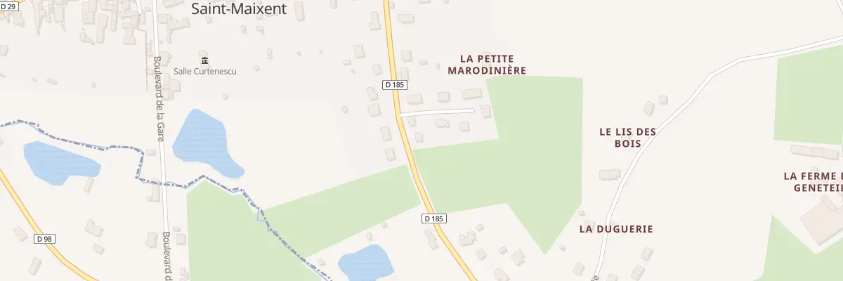 Plan du 10 Rue d’Huchepoche à Saint-Maixent