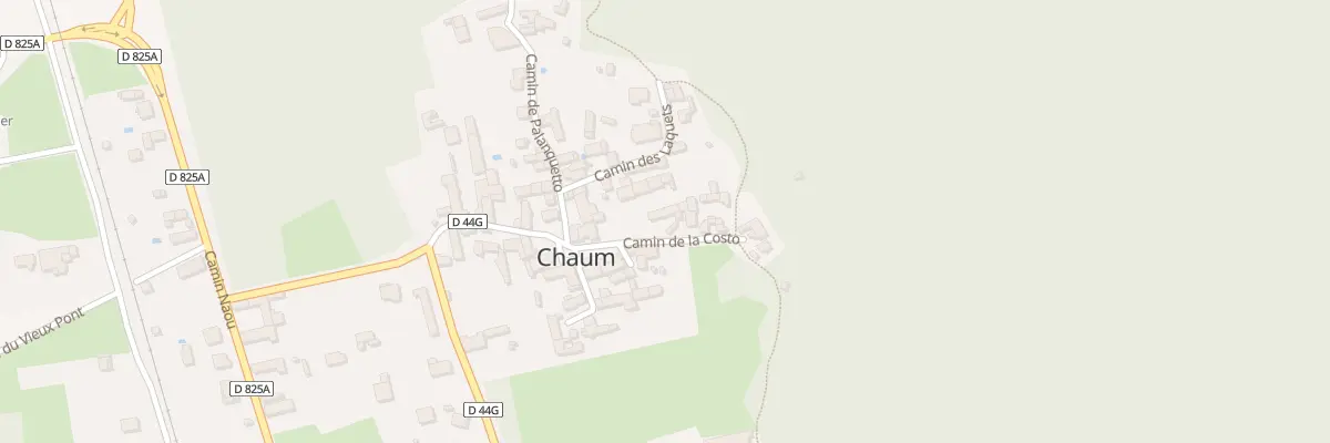 Plan du 83 Le Village à Chaum
