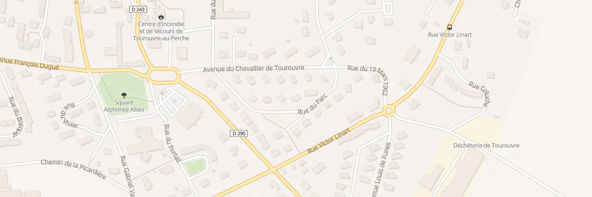 Plan du 10 Rue du Parc à Tourouvre au Perche