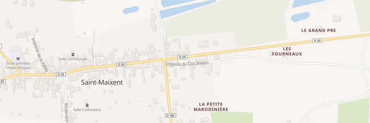 Plan du 4 Imp du Clos Breton à Saint-Maixent