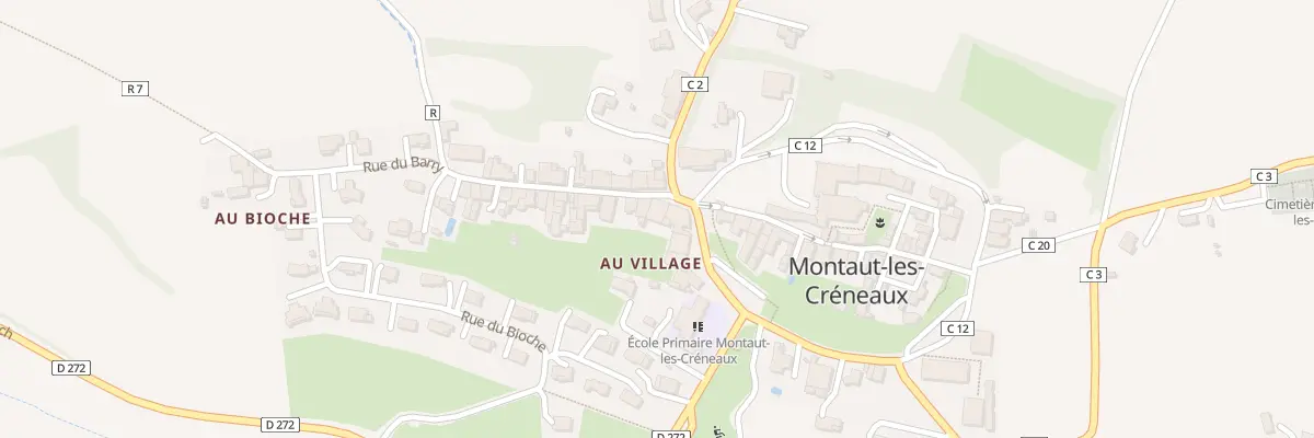 Plan du 1 Rue du Barry à Montaut-les-Créneaux