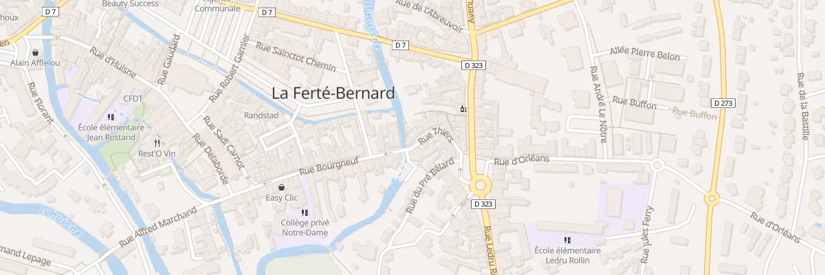 Plan du 1 Rue Thiers à La Ferté-Bernard