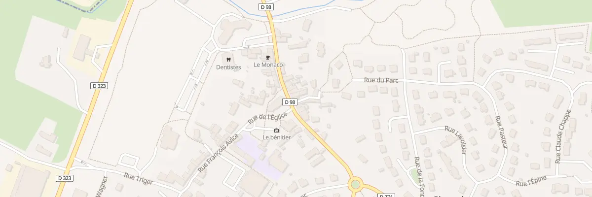 Plan du 1 Imp du Lavoir à Cherré-Au
