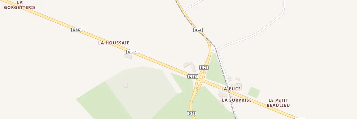 Plan du 5151 La Houssaye à Écorpain