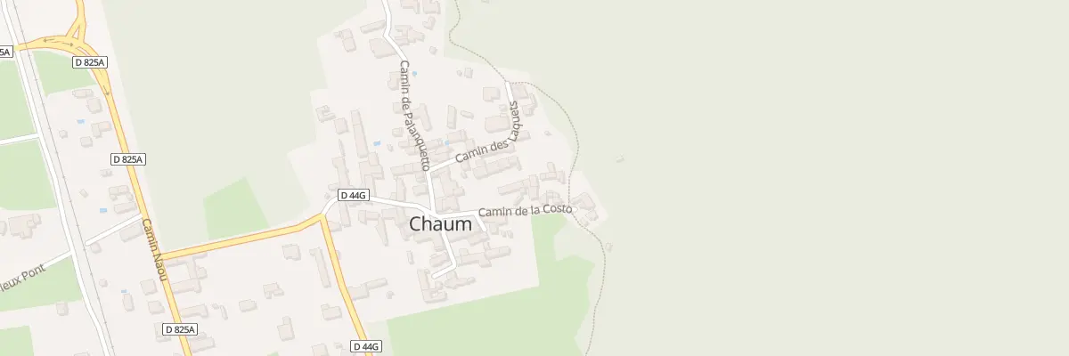 Plan du 5 Cami de la Costo à Chaum