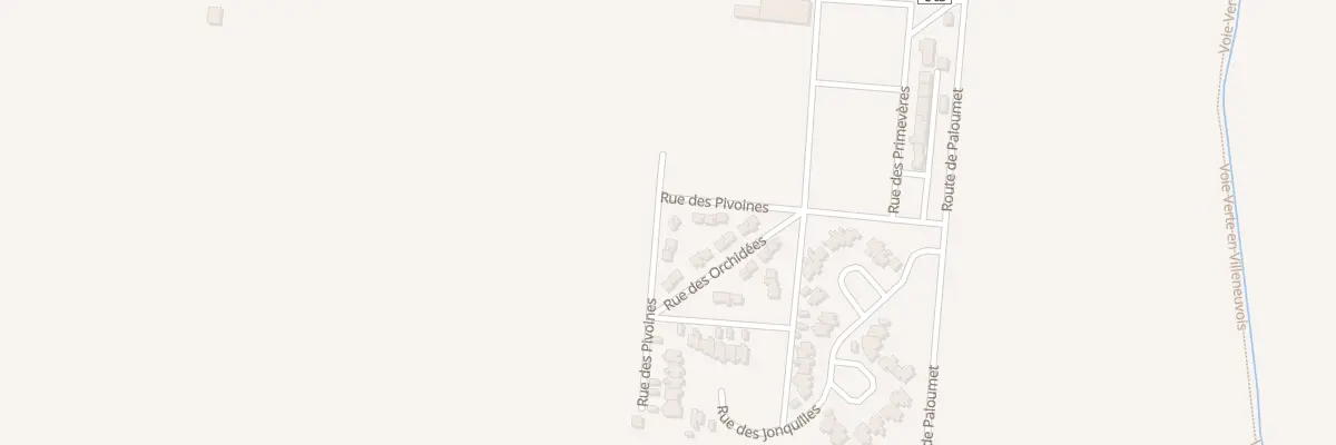 Plan du 15 Rue des Pivoines à Bias