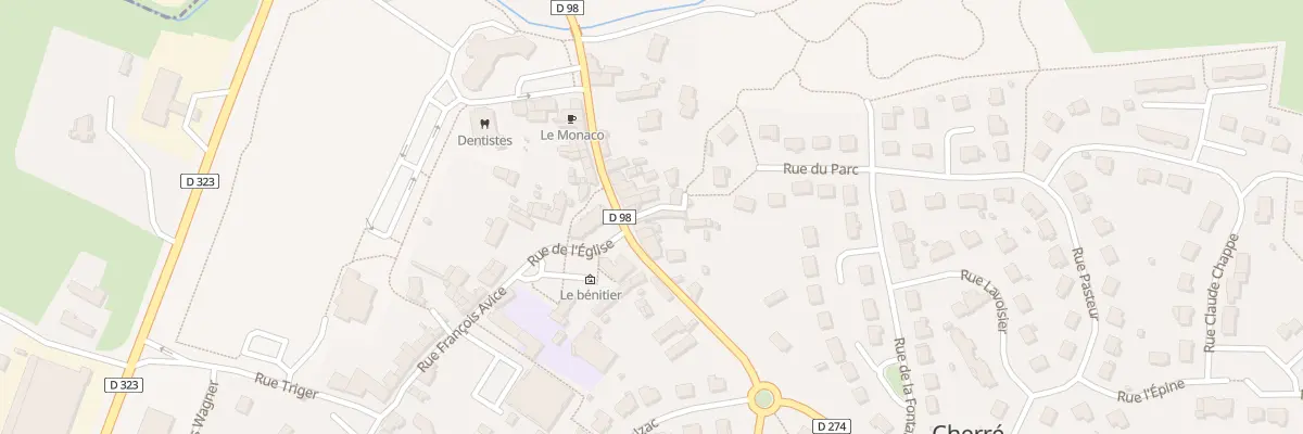 Plan du 2 Imp du Lavoir à Cherré-Au