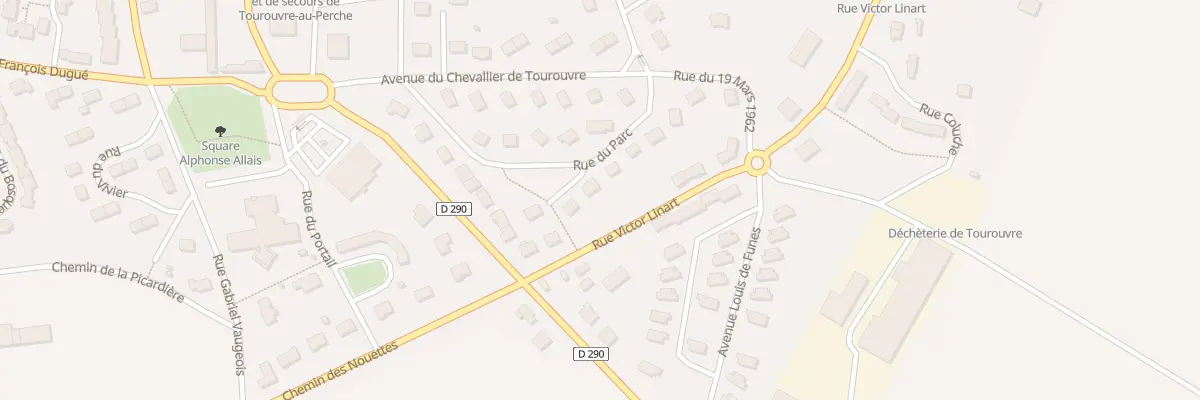 Plan du 17 Rue du Parc à Tourouvre au Perche