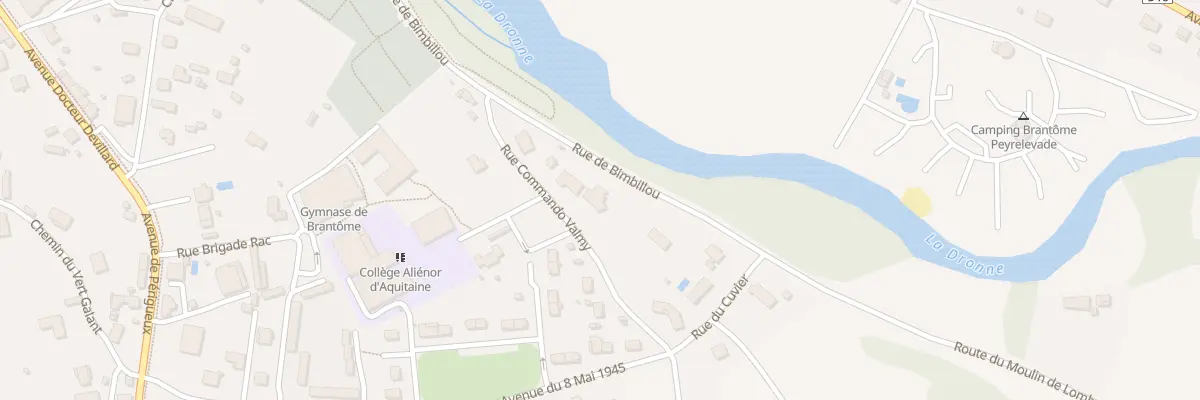 Plan du 5 Rue Commando Valmy à Brantôme en Périgord