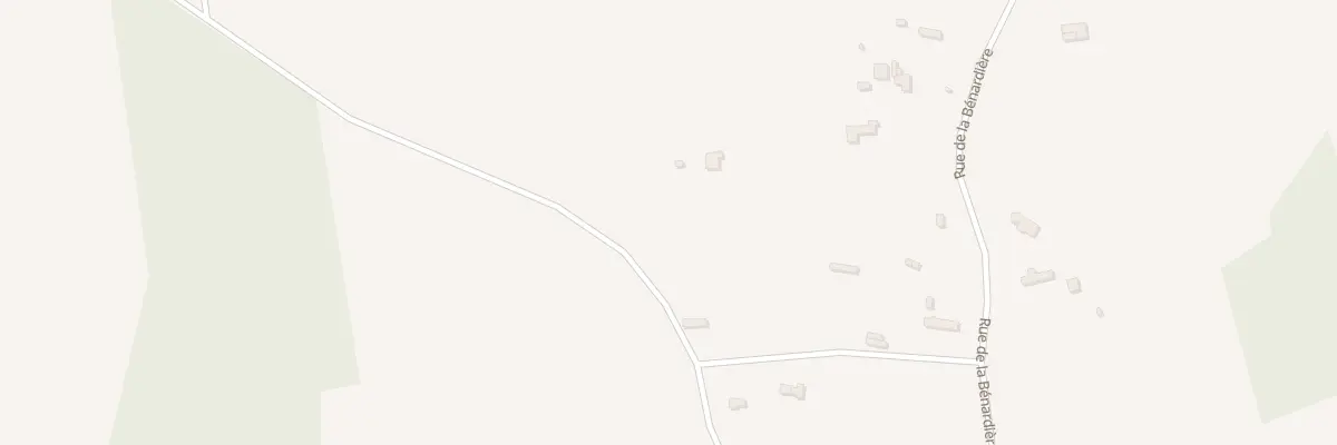 Plan du 536 Rue de la Benardiere à Treis-Sants-en-Ouche