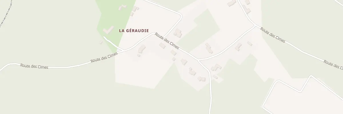 Plan du 9000 La Geraudie à Creyssensac-et-Pissot