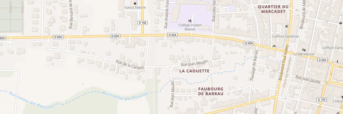 Plan du 20 Rue Jean Moulin à Fleurance