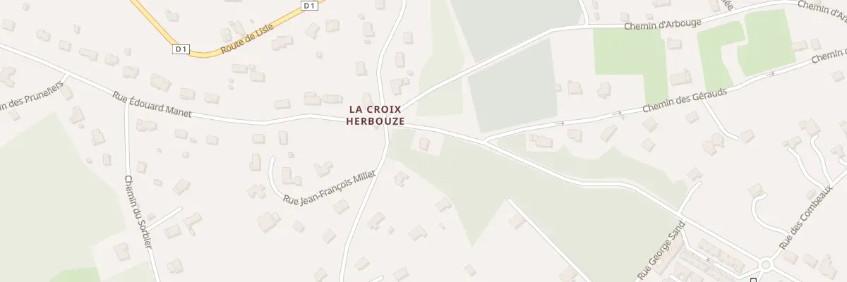 Plan du 11 Av de la Croix Herbouze à Chancelade