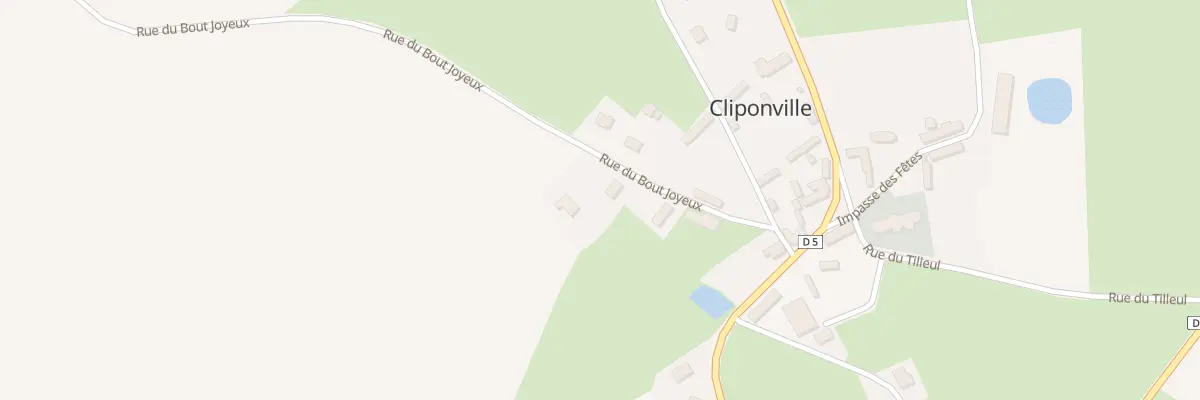 Plan du 145 Rue du Bout Joyeux à Cliponville