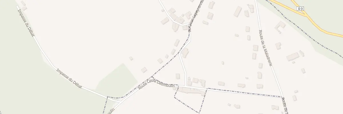 Plan du 103 La Chapoulie au Bourdeix