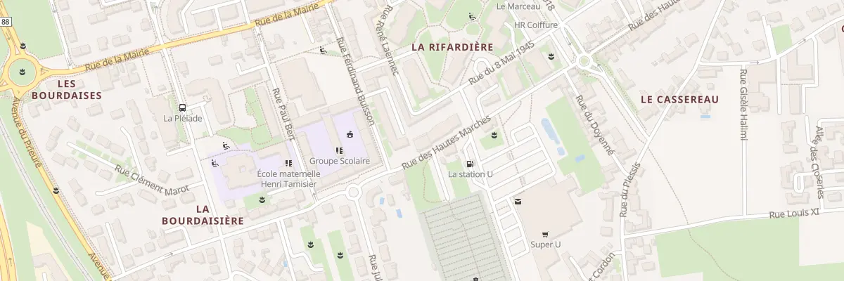 Plan du 47 Rue des Hautes Marches à La Riche