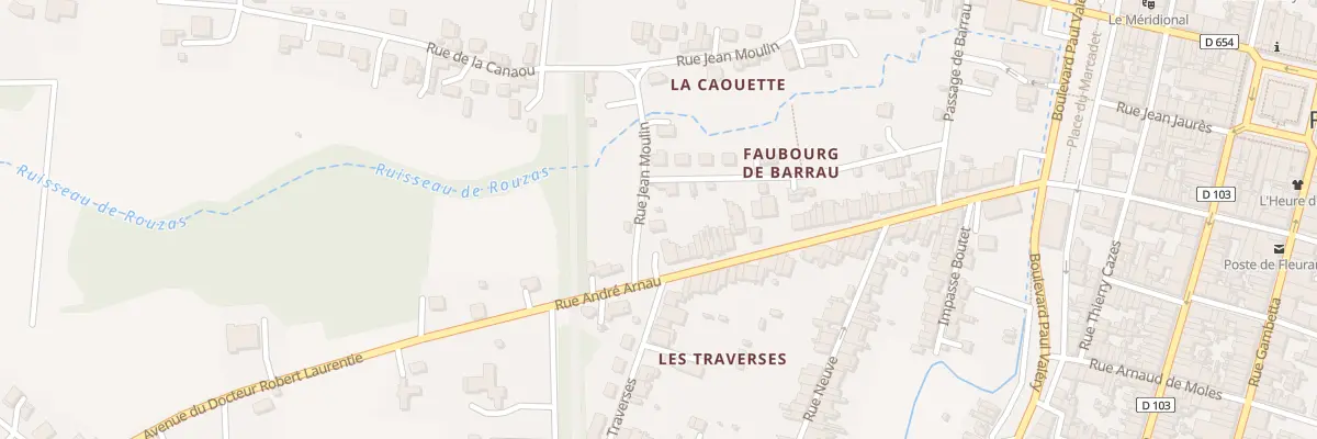Plan du 27 Rue Jean Moulin à Fleurance