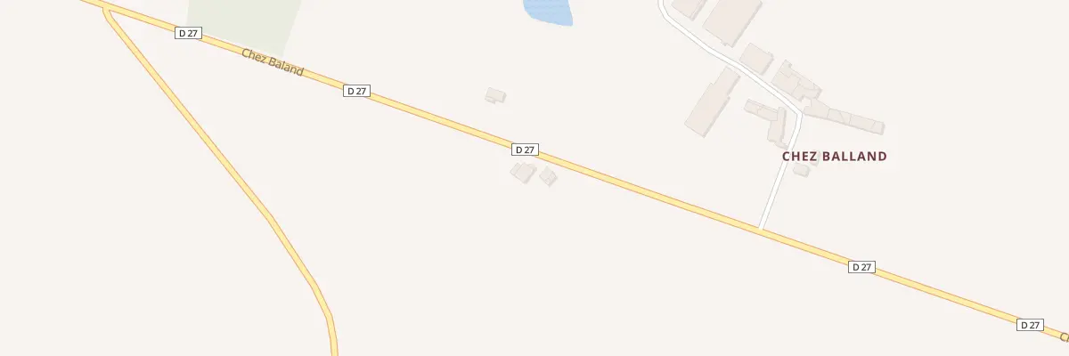 Plan du 5013 Les Landes de chez Baland à Sauvagnac