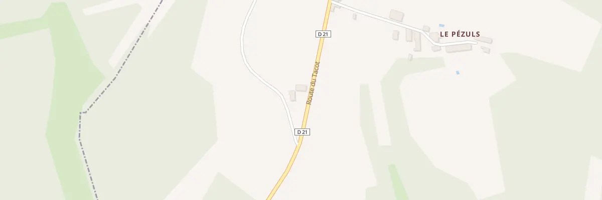 Plan du 6340 Rte du Tacot à Fouleix