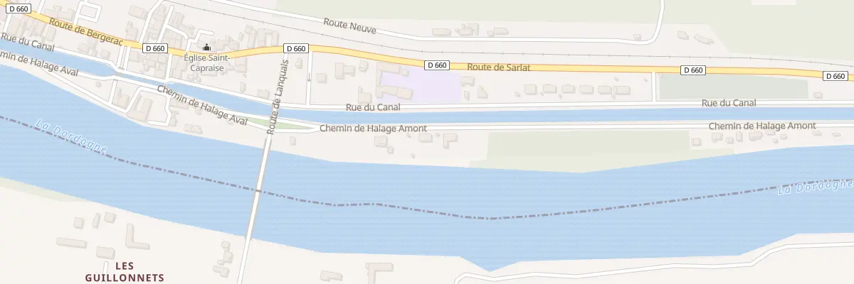 Plan du 41 Che de Halage Amont à Saint-Capraise-de-Lalinde