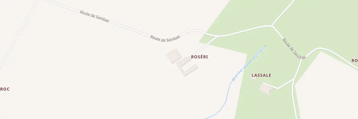 Plan du 2438 Rte de Sembas à Sembas