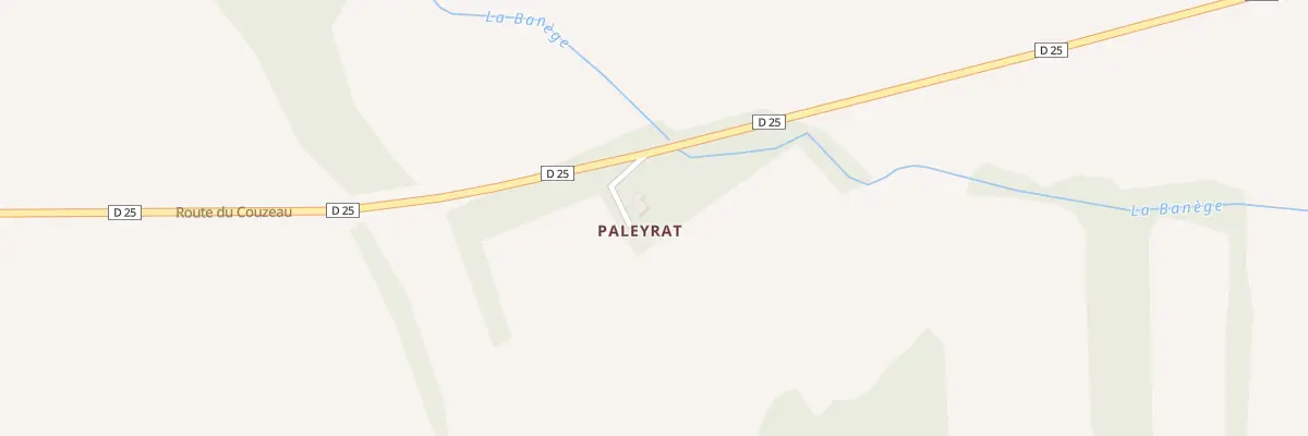 Plan du 30A Paleyrat à Montaut