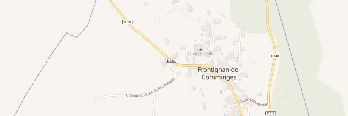 Plan du 5 Rte Principale à Frontignan-de-Comminges