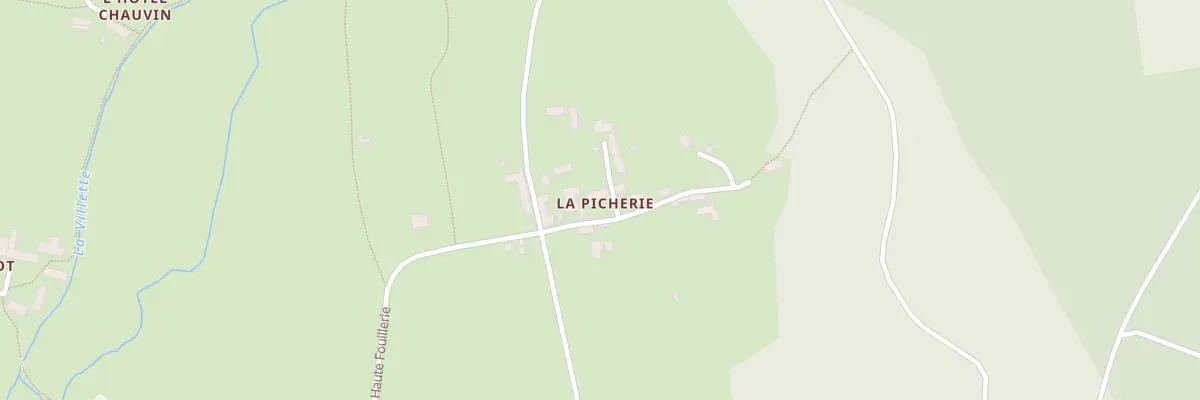 Plan du 212 La Picherie à La Chapelle-Montligeon